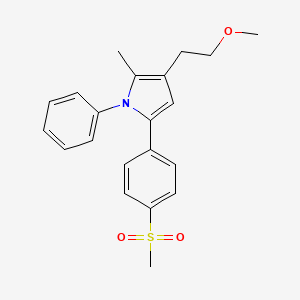 [2-Methyl-5-(4-methylsulphonyl)phenyl-3-(2-methoxyethyl)-1-phenyl]-1H-pyrrole