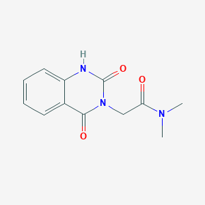 molecular formula C12H13N3O3 B13851514 2-(2,4-dioxo-1H-quinazolin-3-yl)-N,N-dimethylacetamide 