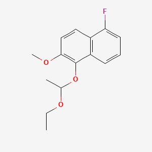 1-(1-Ethoxyethoxy)-5-fluoro-2-methoxynaphthalene