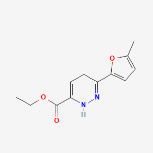 molecular formula C12H14N2O3 B13851521 Ethyl 3-(5-methylfuran-2-yl)-1,4-dihydropyridazine-6-carboxylate 