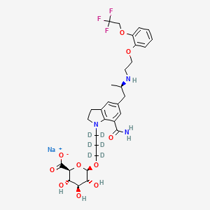 Silodosin-d6 beta-D-Glucuronide Sodium Salt