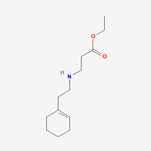 molecular formula C13H23NO2 B1385163 Ethyl 3-{[2-(1-cyclohexen-1-YL)ethyl]-amino}propanoate CAS No. 1040689-09-5