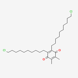 2,3-Bis(10-chlorodecyl)-5,6-dimethylcyclohexa-2,5-diene-1,4-dione