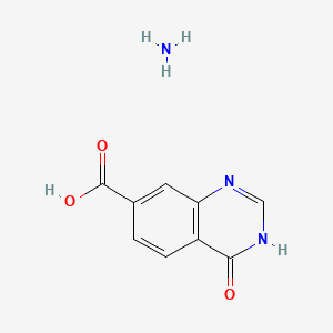 molecular formula C9H9N3O3 B13851727 4-Oxo-3,4-dihydroquinazoline-7-carboxylic Acid (Ammonium Salt) 