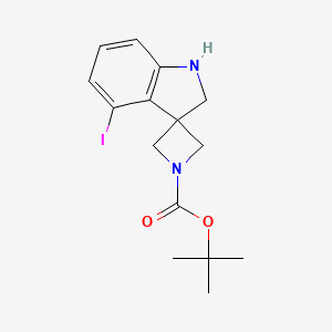 tert-Butyl 4'-Iodo-1',2'-dihydrospiro[azetidine-3,3'-indole]-1-carboxylate