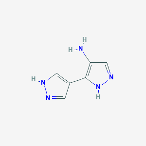 1H,1'H-3,4'-Bipyrazol-4-amine