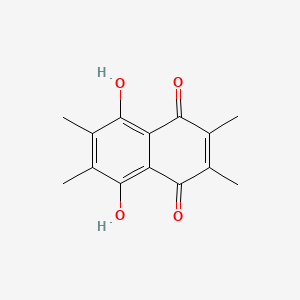 5,8-Dihydroxy-2,3,6,7-tetramethylnaphthalene-1,4-dione