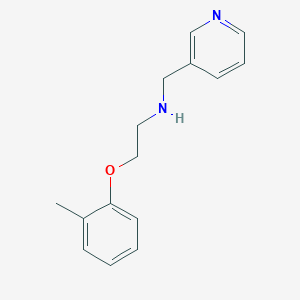 molecular formula C15H18N2O B1385178 2-(2-甲基苯氧基)-N-(3-吡啶基甲基)-1-乙胺 CAS No. 1040685-46-8