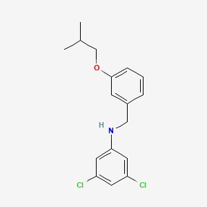 3,5-Dichloro-N-(3-isobutoxybenzyl)aniline