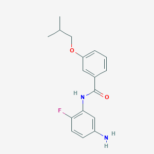 N-(5-Amino-2-fluorophenyl)-3-isobutoxybenzamide