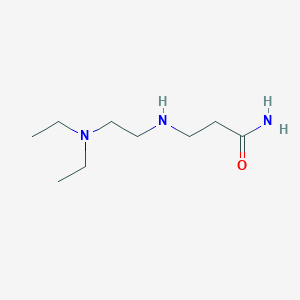 molecular formula C9H21N3O B1385188 3-{[2-(Diethylamino)ethyl]amino}propanamide CAS No. 1040688-15-0