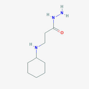 3-(Cyclohexylamino)propanohydrazide
