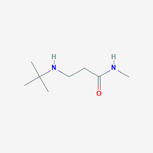 molecular formula C8H18N2O B1385192 3-(Tert-butylamino)-N-methylpropanamide CAS No. 1040689-89-1