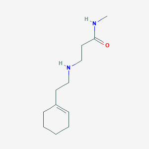 B1385195 3-{[2-(1-Cyclohexen-1-YL)ethyl]amino}-N-methylpropanamide CAS No. 1040691-07-3