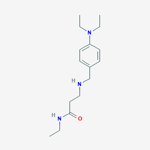 B1385196 3-{[4-(Diethylamino)benzyl]amino}-N-ethylpropanamide CAS No. 1040693-73-9