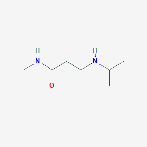 molecular formula C7H16N2O B1385199 3-(异丙基氨基)-N-甲基丙酰胺 CAS No. 1001345-72-7