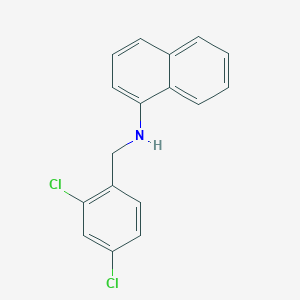B1385205 N-(2,4-Dichlorobenzyl)-1-naphthalenamine CAS No. 356531-71-0