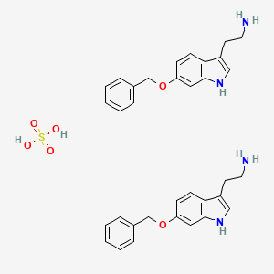 2-(6-Benzyloxyindolyl)ethylamine Hemisulfate