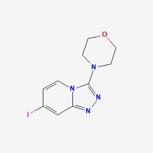 7-Iodo-3-morpholin-4-yl-[1,2,4]triazolo[4,3-a]pyridine