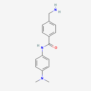 4-(aminomethyl)-N-[4-(dimethylamino)phenyl]benzamide