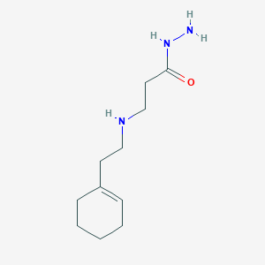 molecular formula C11H21N3O B1385208 3-{[2-(1-环己烯-1-基)乙基]-氨基}丙酰肼 CAS No. 1040689-23-3