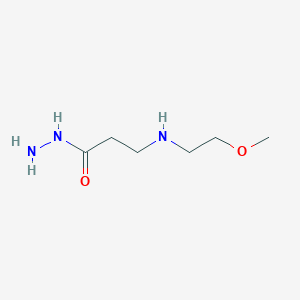 molecular formula C6H15N3O2 B1385209 3-[(2-甲氧基乙基)氨基]丙酰肼 CAS No. 1040689-72-2