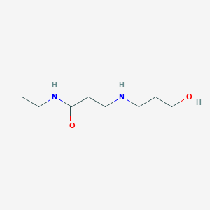 molecular formula C8H18N2O2 B1385212 N-乙基-3-[(3-羟基丙基)氨基]丙酰胺 CAS No. 1040692-64-5