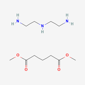 N'-(2-aminoethyl)ethane-1,2-diamine;dimethyl pentanedioate