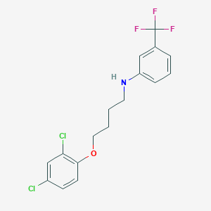 N-[4-(2,4-Dichlorophenoxy)butyl]-3-(trifluoromethyl)aniline