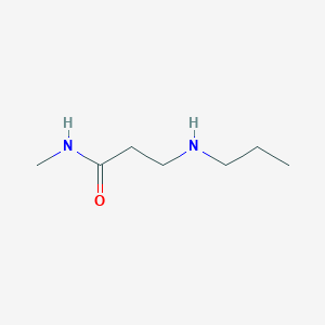 molecular formula C7H16N2O B1385219 N-Methyl-3-(propylamino)propanamide CAS No. 1040691-79-9