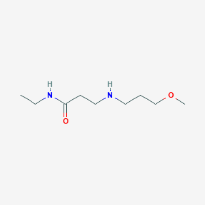 molecular formula C9H20N2O2 B1385232 N-Ethyl-3-[(3-methoxypropyl)amino]propanamide CAS No. 1040693-11-5