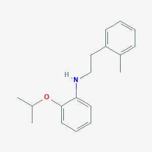 molecular formula C18H23NO B1385234 2-Isopropoxy-N-(2-methylphenethyl)aniline CAS No. 1040683-94-0