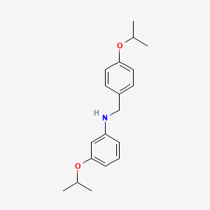 molecular formula C19H25NO2 B1385235 3-异丙氧基-N-(4-异丙氧基苄基)苯胺 CAS No. 1040684-61-4