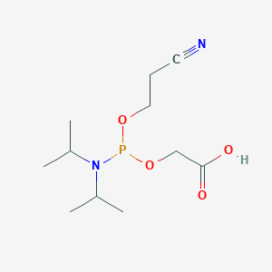 2-(((2-Cyanoethoxy)(diisopropylamino)phosphino)oxy)acetic Acid