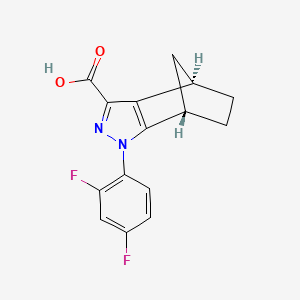 (4R,7S)-Des-(3-amide-N-(tert-butyl)) Tedalinab-3-carboxylic Acid