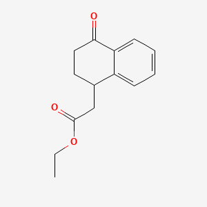 Ethyl 2-(4-Oxo-1,2,3,4-tetrahydronaphthalen-1-yl)acetate