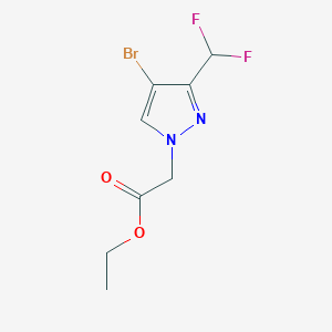 Ethyl [4-bromo-3-(difluoromethyl)-1H-pyrazol-1-YL]acetate