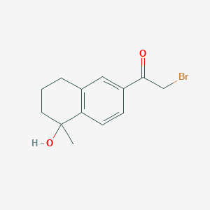 2-bromo-1-(5-hydroxy-5-methyl-7,8-dihydro-6H-naphthalen-2-yl)ethanone