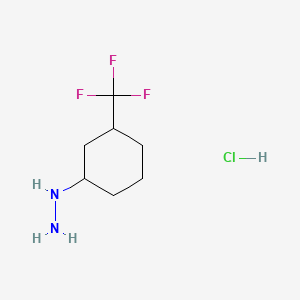 [3-(Trifluoromethyl)cyclohexyl]hydrazine Hydrochloride