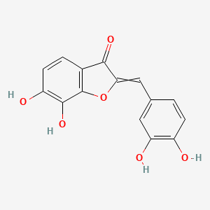 2-(3,4-dihydroxybenzylidene)-6,7-dihydroxy-1-benzofuran-3(2H)-one