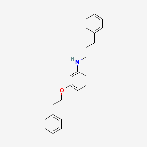 3-(Phenethyloxy)-N-(3-phenylpropyl)aniline