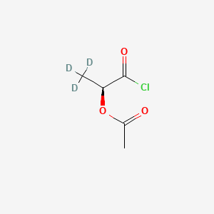 (S)-2-Acetoxypropionoyl Chloride-d3