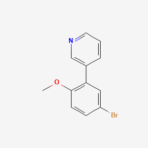 3-(5-Bromo-2-methoxyphenyl)pyridine