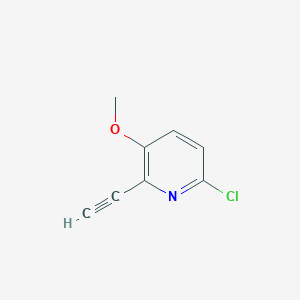 6-Chloro-2-ethynyl-3-methoxypyridine