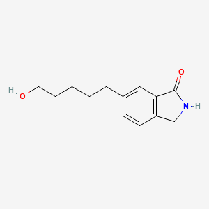 6-(5-Hydroxypentyl)-2,3-dihydroisoindol-1-one