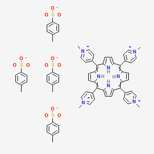 4,4',4'',4'''-(Porphyrin-5,10,15,20-tetrayl)tetrakis(1-methylpyridin-1-ium) 4-methylbenzenesulfonate