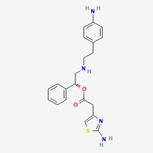 (1R)-2-[[2-(4-Aminophenyl)ethyl]amino]-1-phenylethyl 2-amino-4-thiazoleacetate Hydrochloride