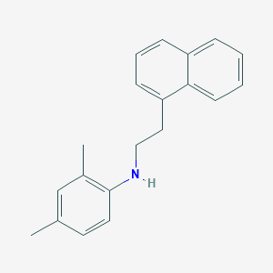 molecular formula C20H21N B1385270 2,4-Dimethyl-N-[2-(1-naphthyl)ethyl]aniline CAS No. 1040684-42-1