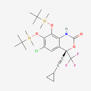 (S)-7,8-Bis((tert-butyldimethylsilyl)oxy)-1,4-dihydro-2H-benzo[d][1,3]oxazin-2-one