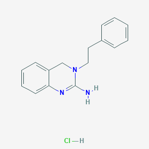 3-(2-phenylethyl)-4H-quinazolin-2-amine;hydrochloride